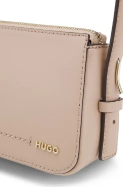 Crossbody bag with logo lettering