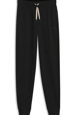 Cuffed tracksuit bottoms with signature-stripe drawcord