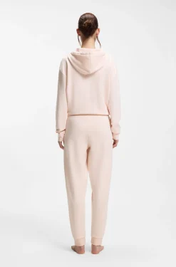 Cuffed tracksuit bottoms with signature-stripe drawcord