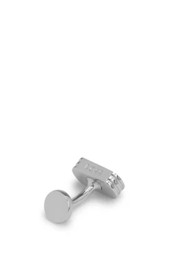 Cufflinks with engraved logo