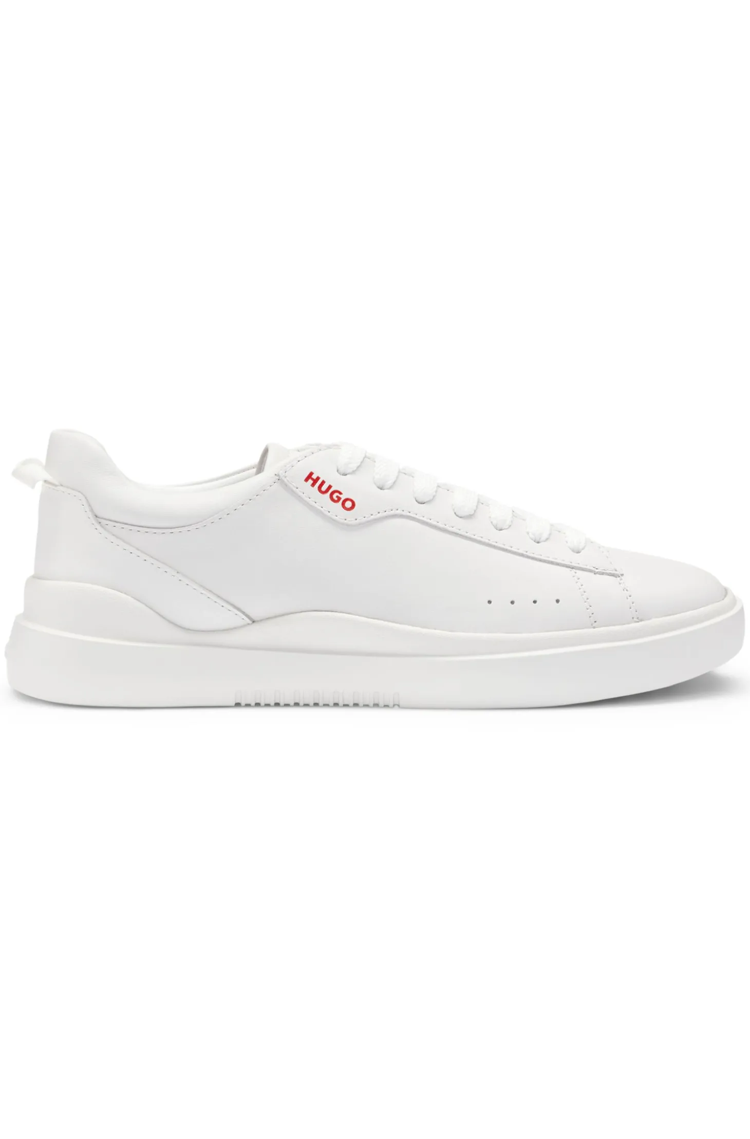 Cupsole trainers in leather with logo details