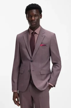 Degradé pocket square with logo print