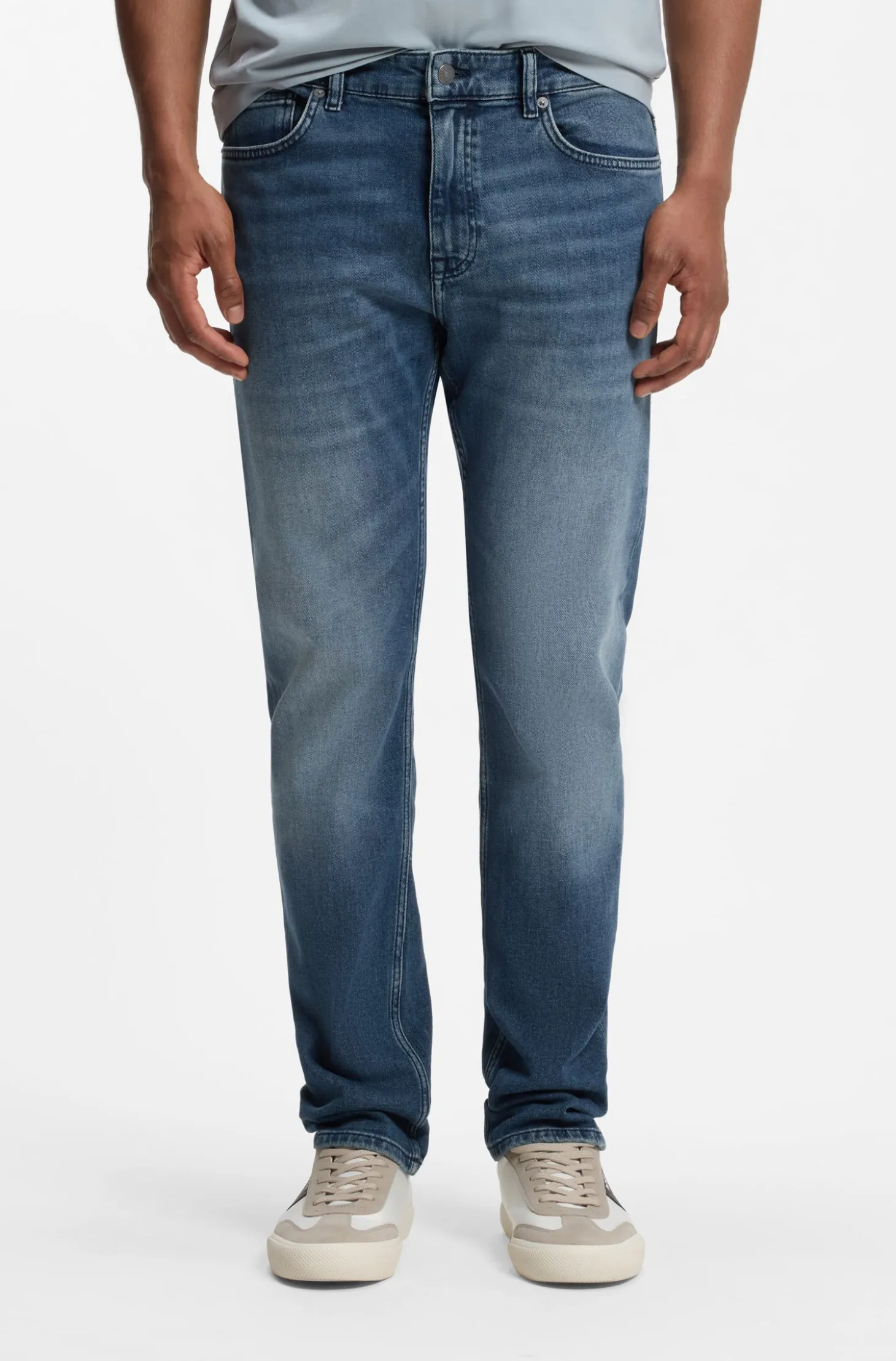 Delaware slim-fit jeans in blue comfort-stretch denim