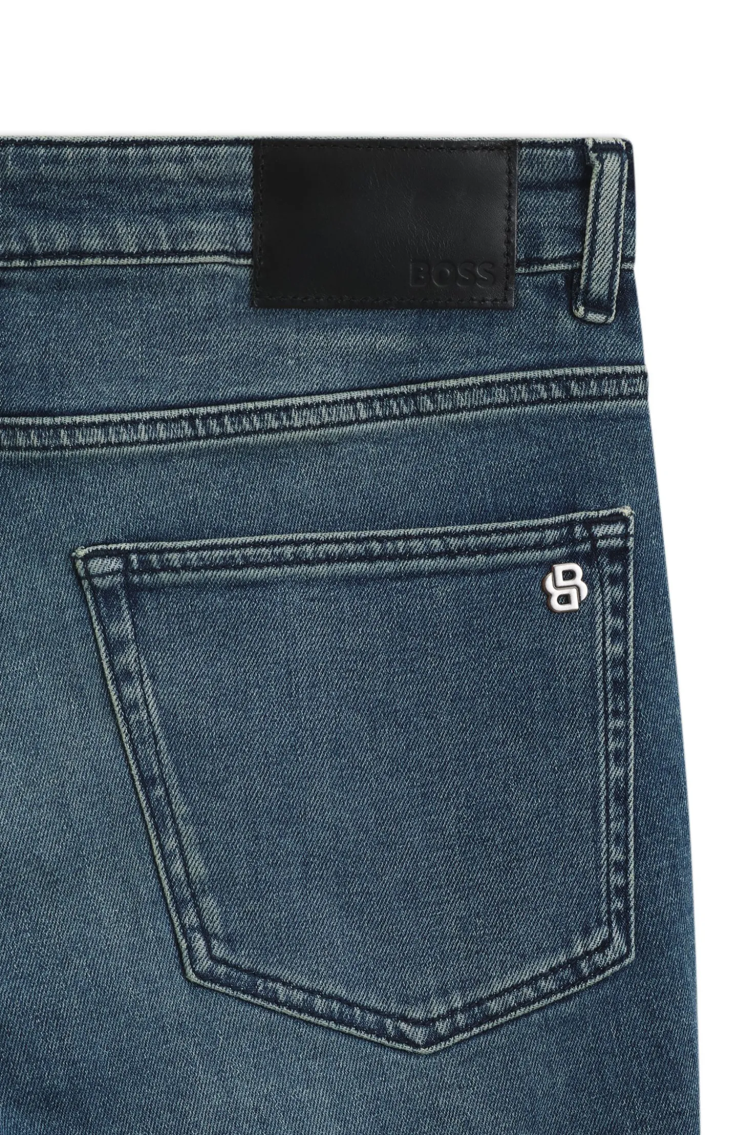 Delaware slim-fit jeans in blue comfort-stretch denim