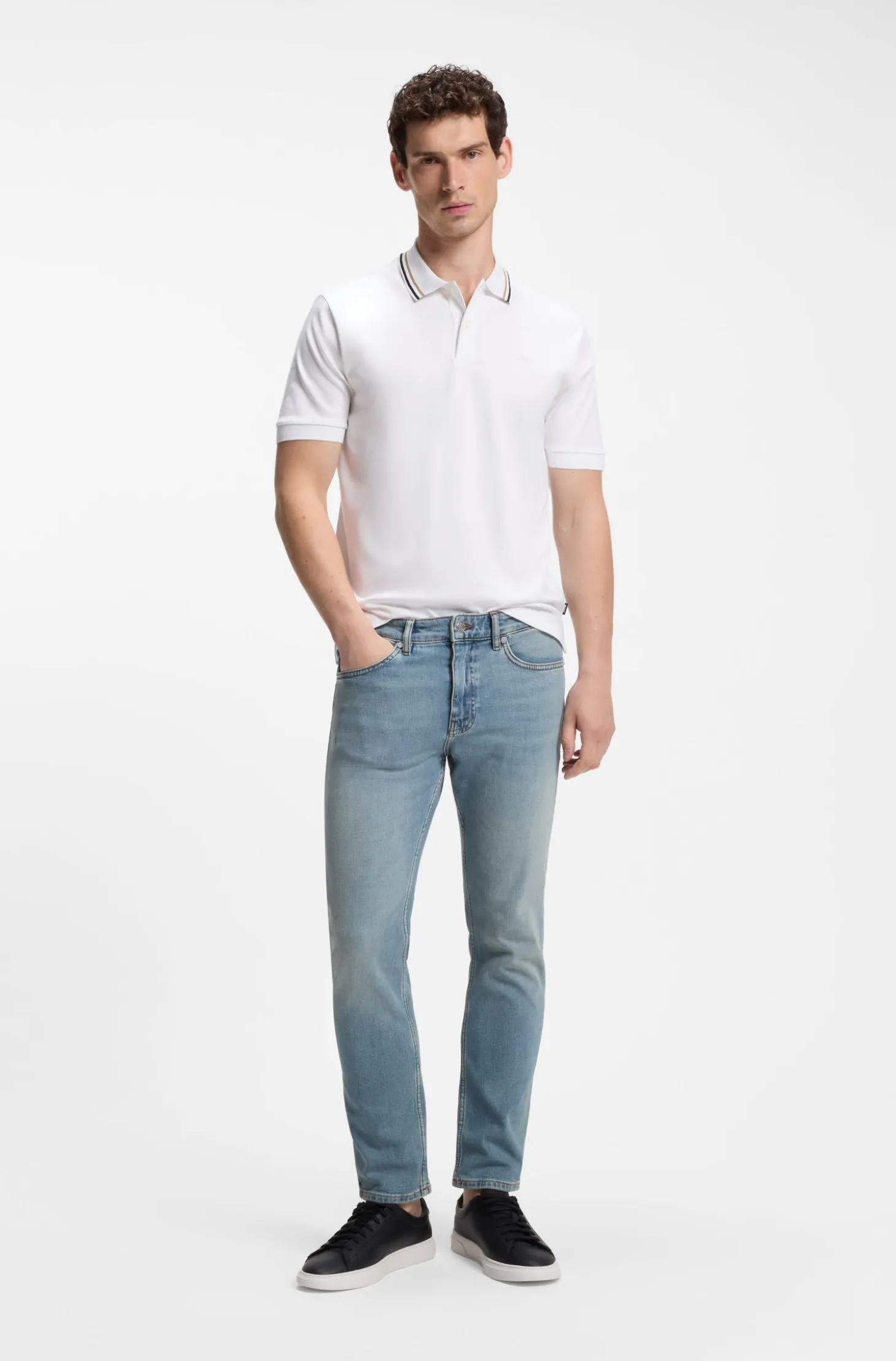 Delaware slim-fit jeans in blue comfort-stretch denim