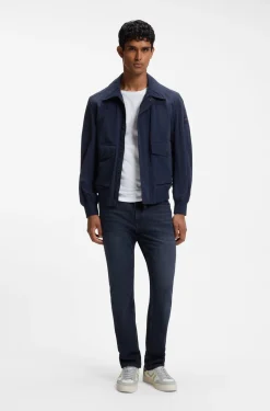 Delaware slim-fit jeans in blue comfort-stretch denim
