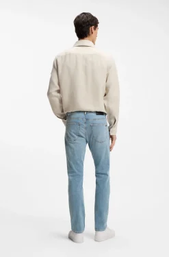 Delaware slim-fit jeans in blue soft-motion denim