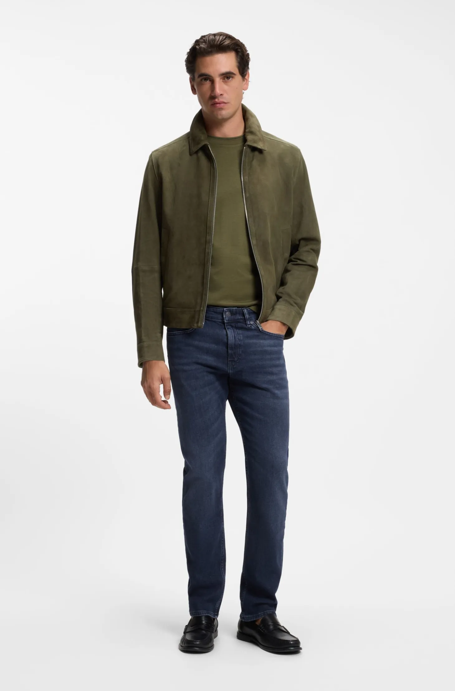 Delaware slim-fit jeans in blue comfort-stretch denim