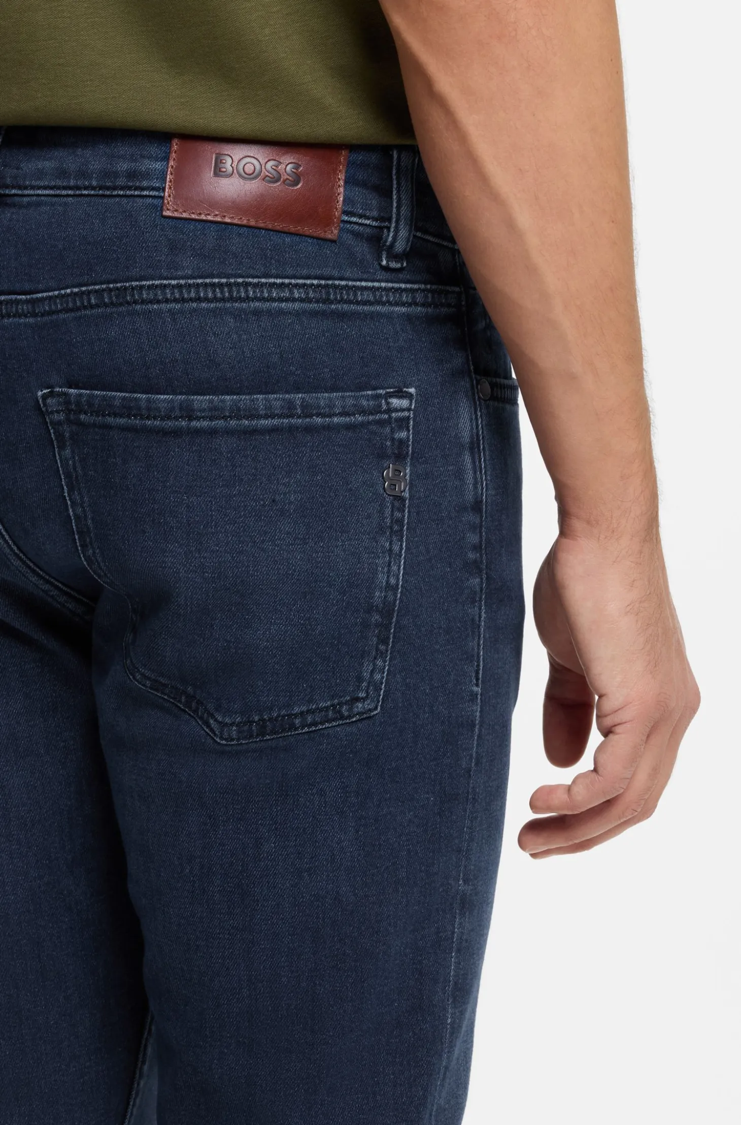 Delaware slim-fit jeans in blue comfort-stretch denim