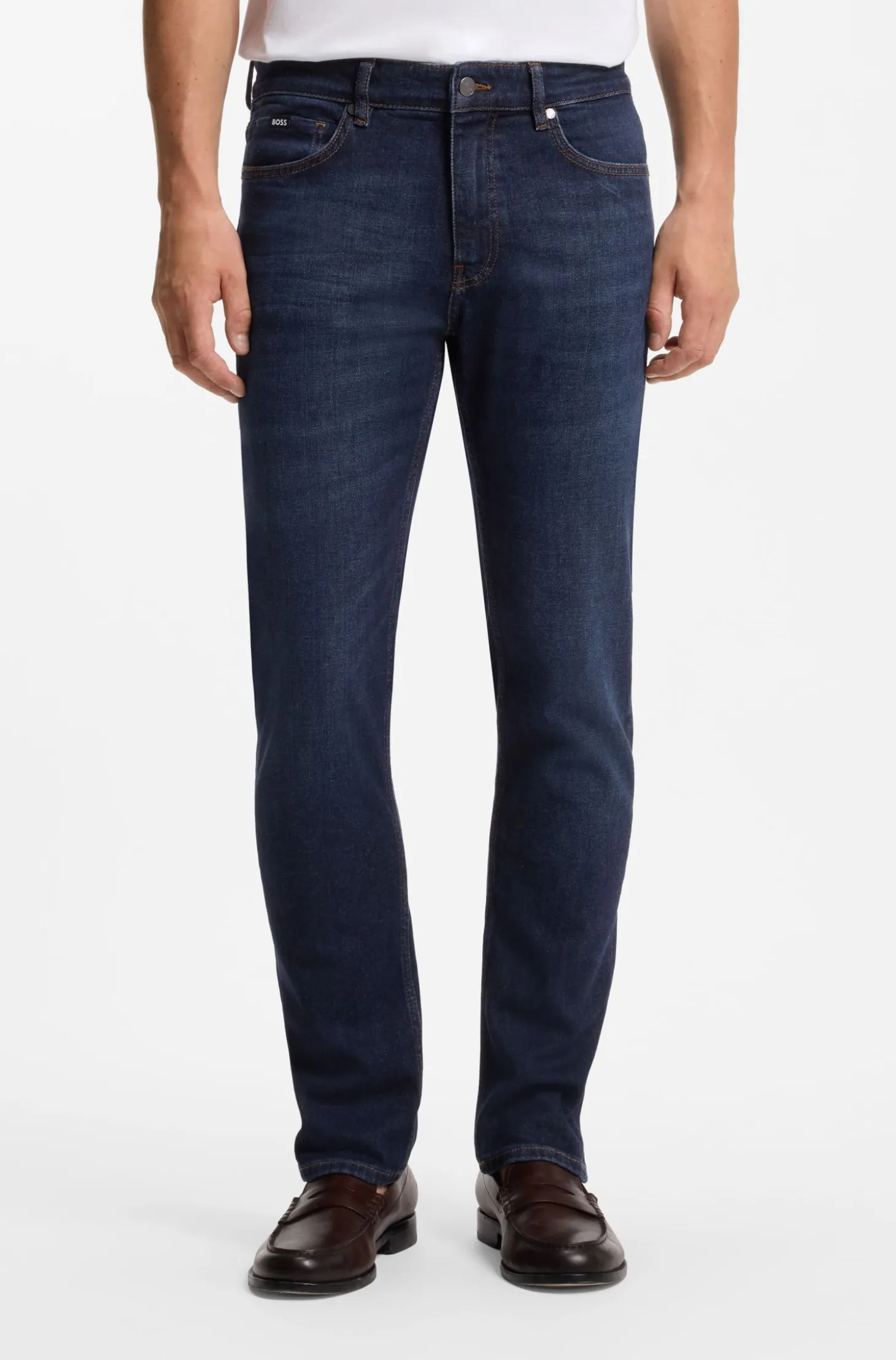 Delaware slim-fit jeans in blue comfort-stretch denim