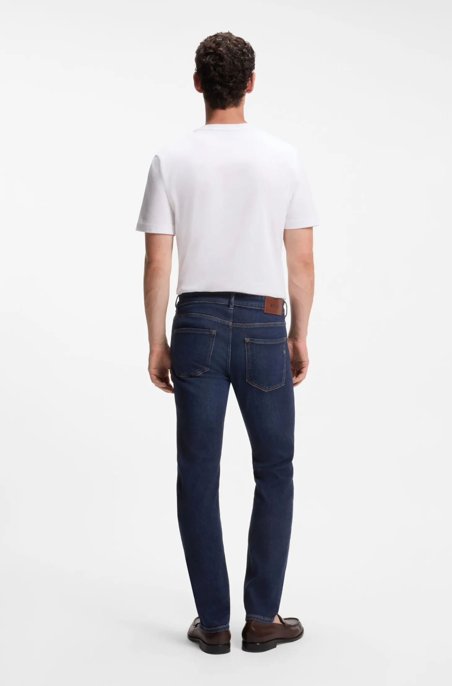 Delaware slim-fit jeans in blue comfort-stretch denim