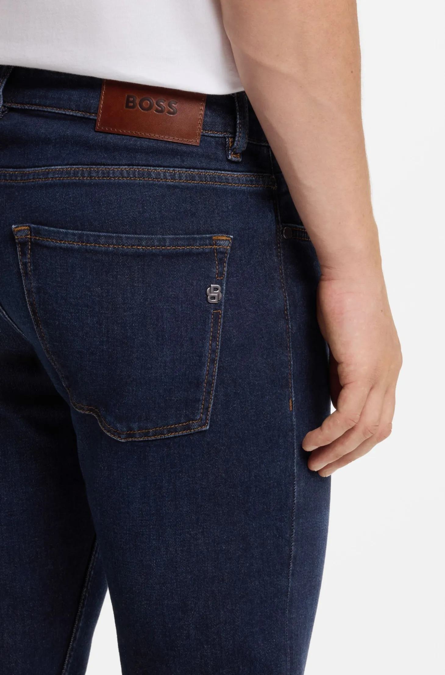 Delaware slim-fit jeans in blue comfort-stretch denim