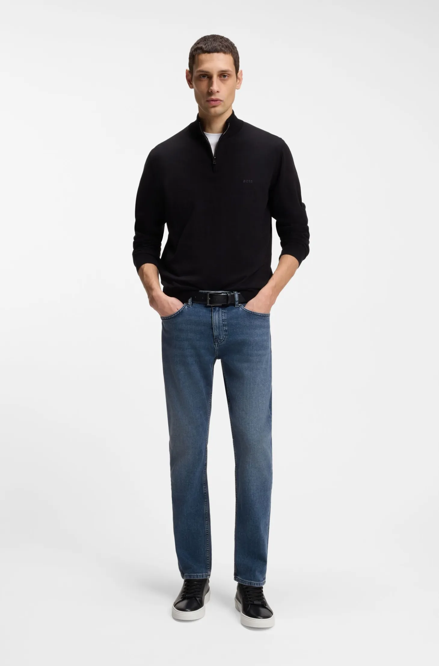 Delaware slim-fit jeans in blue comfort-stretch denim