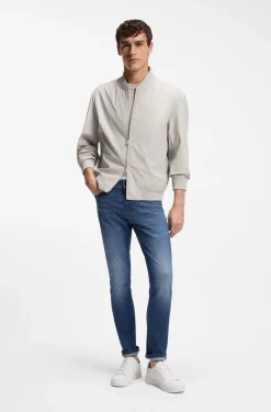 Delaware slim-fit jeans in blue soft-motion denim