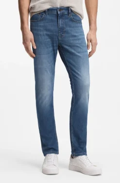 Delaware slim-fit jeans in blue soft-motion denim