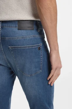 Delaware slim-fit jeans in blue soft-motion denim