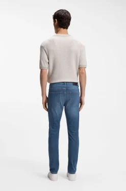 Delaware slim-fit jeans in blue soft-motion denim