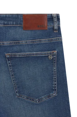 Delaware slim-fit jeans in blue super-stretch denim