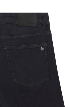 Delaware slim-fit jeans in dark-blue soft-motion denim