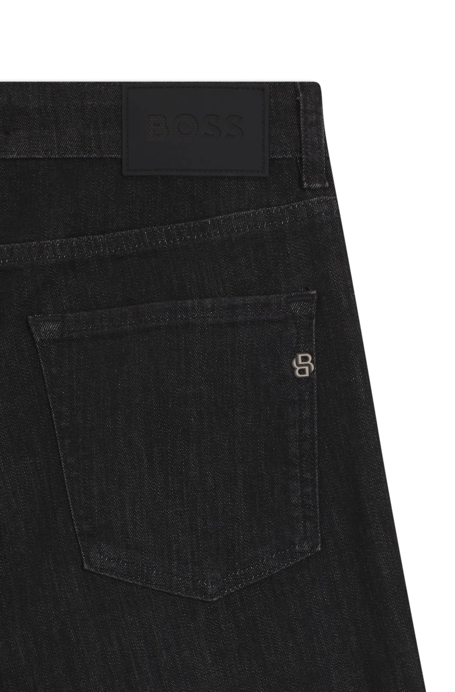Delaware slim-fit jeans in grey wrinkle-resistant denim