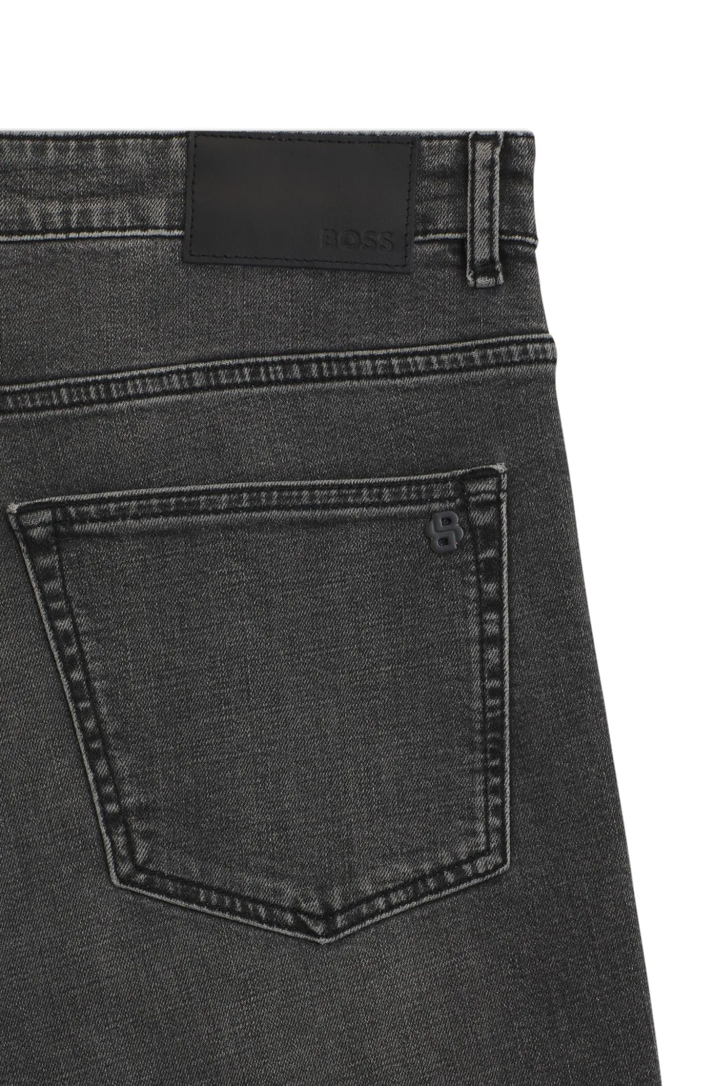 Delaware slim-fit jeans in grey comfort-stretch denim