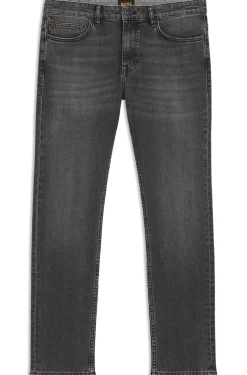Delaware slim-fit jeans in grey comfort-stretch denim