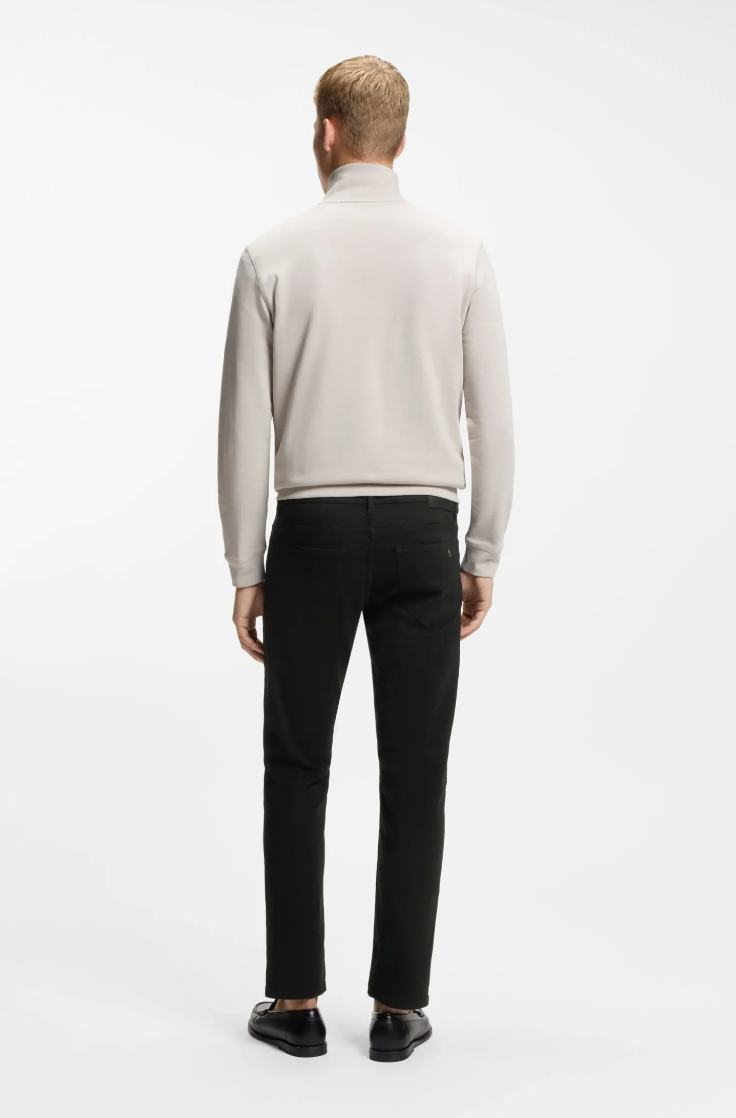 Delaware Slim-fit jeans in stay-black comfort-stretch denim