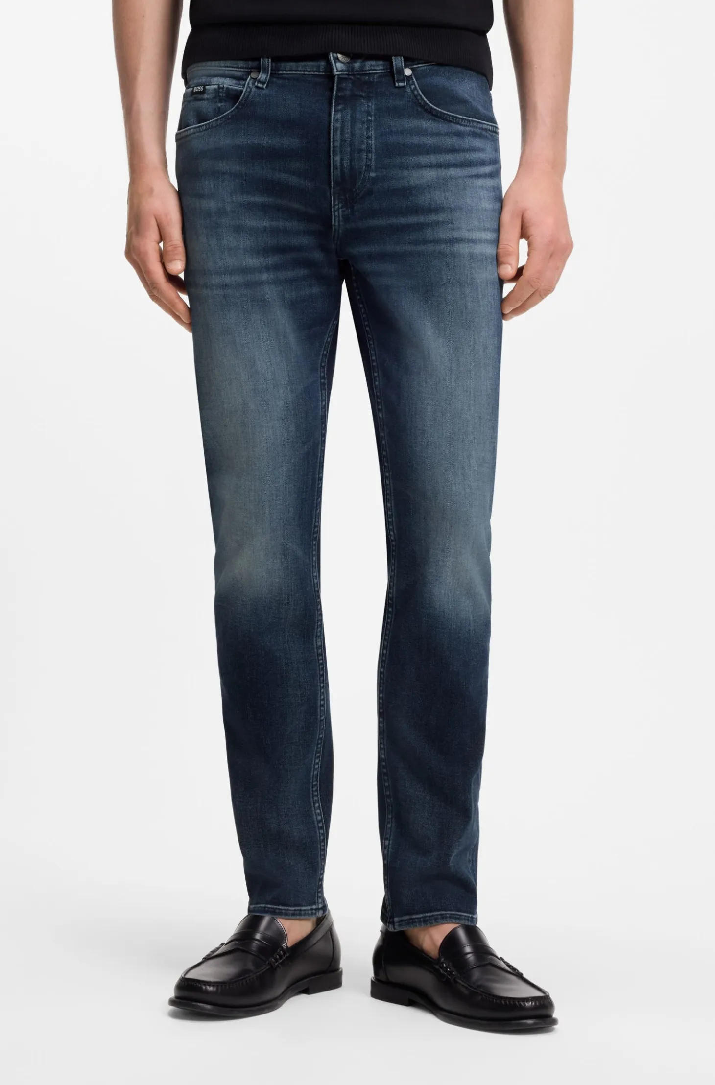 Delaware Slim-fit jeans in stretch cotton blend