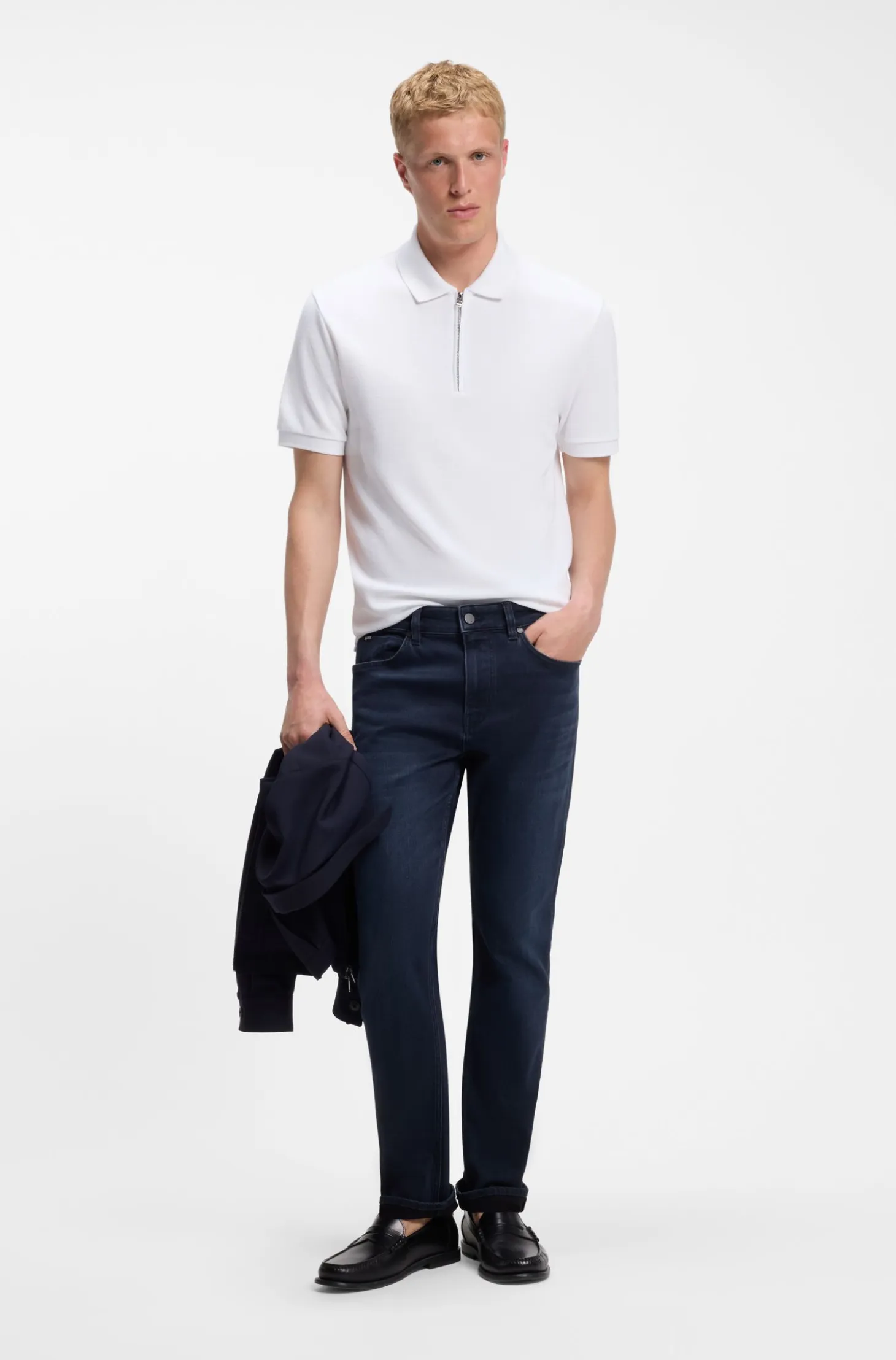 Delaware Slim-fit jeans in stretch cotton blend