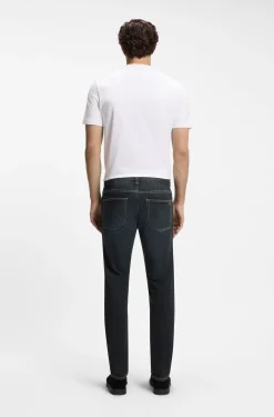 Delaware Slim-fit jeans with contrast stitching