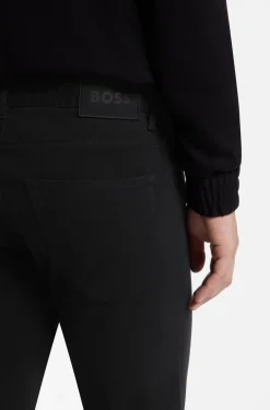 Delaware slim-fit trousers in stretch-cotton gabardine