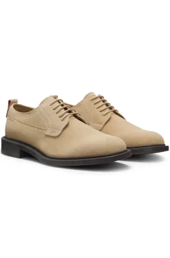 Derby shoes in suede