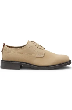 Derby shoes in suede