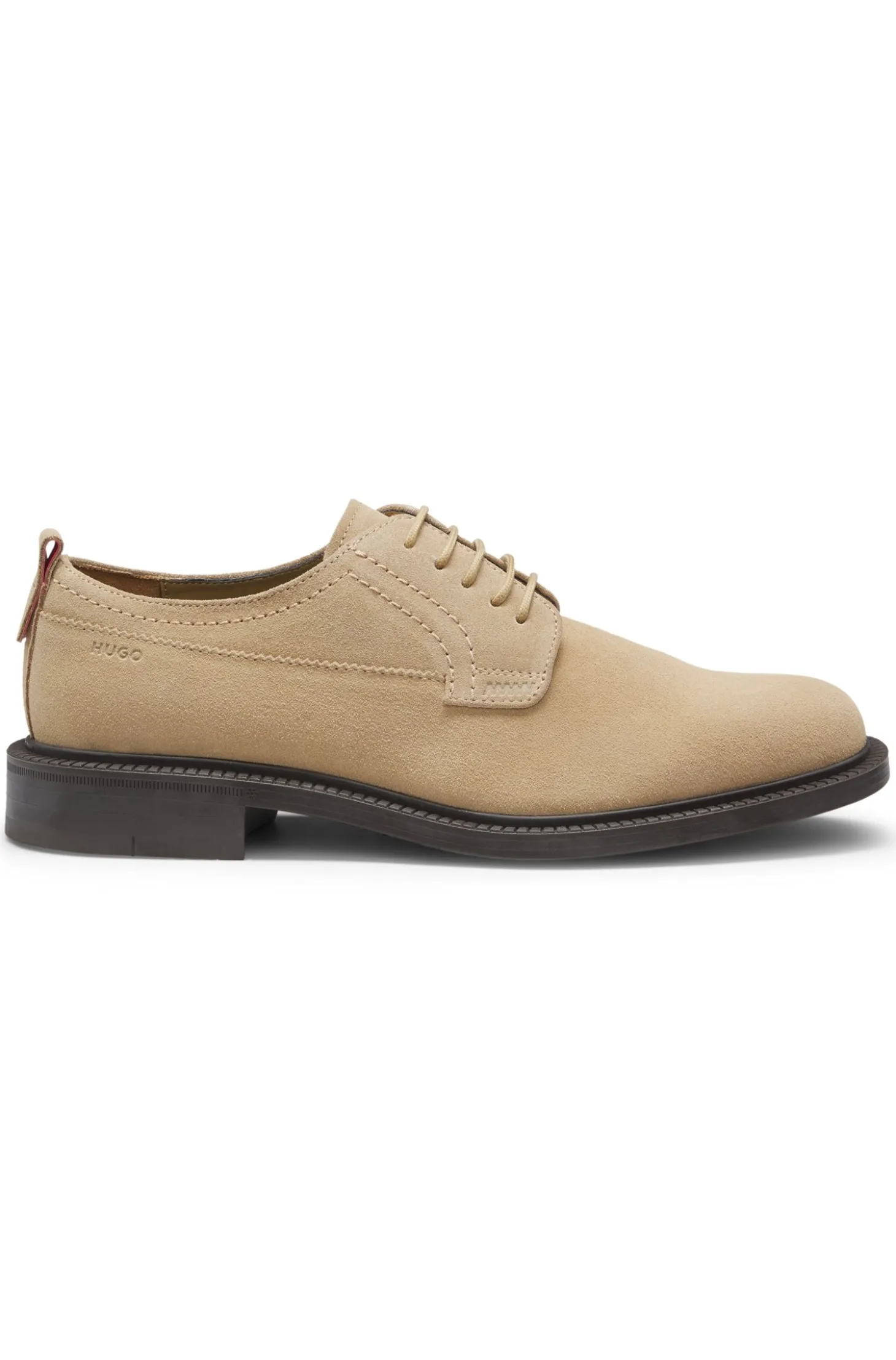 Derby shoes in suede