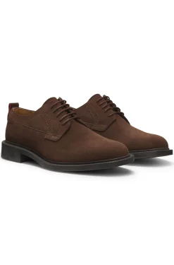 Derby shoes in suede