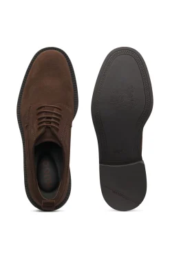Derby shoes in suede