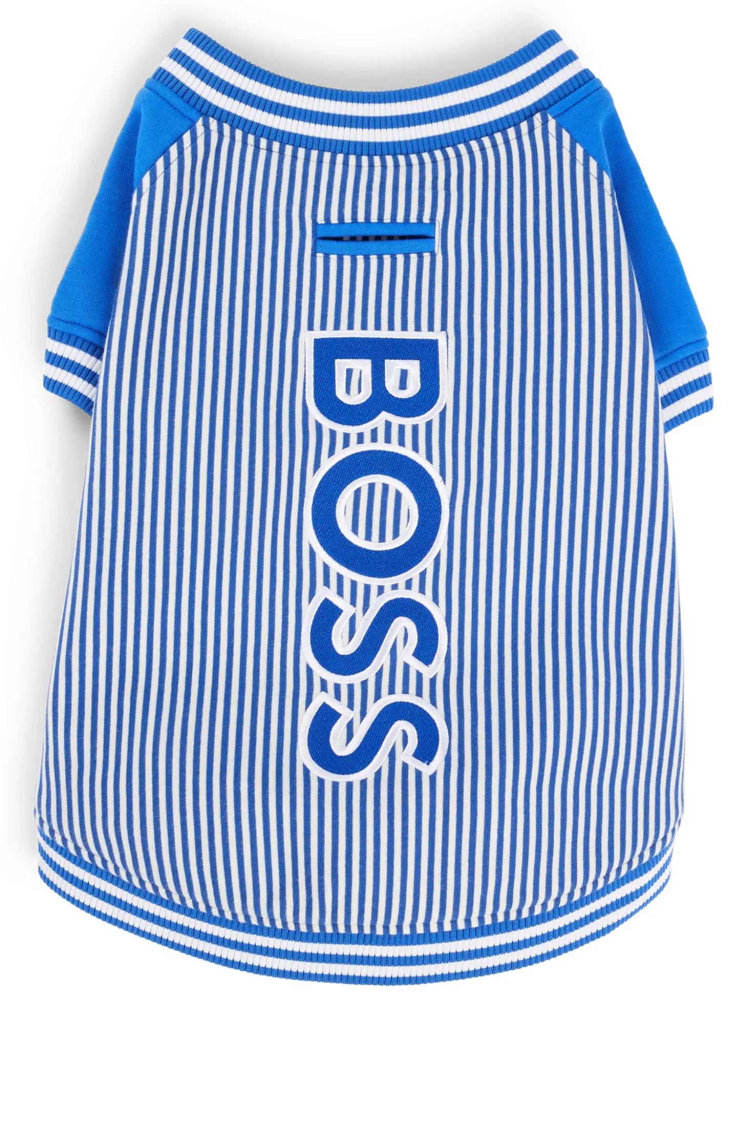 Dog bomber jacket with embroidered logo