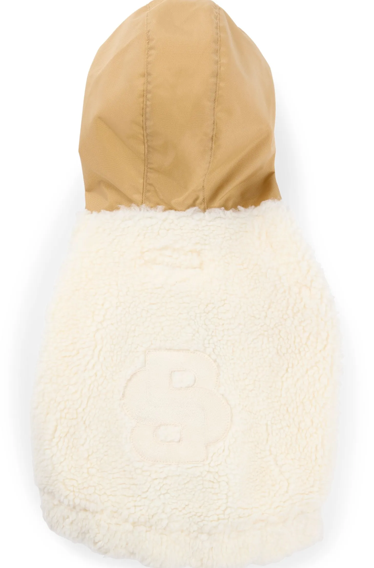 Dog fleece jacket with Double B monogram