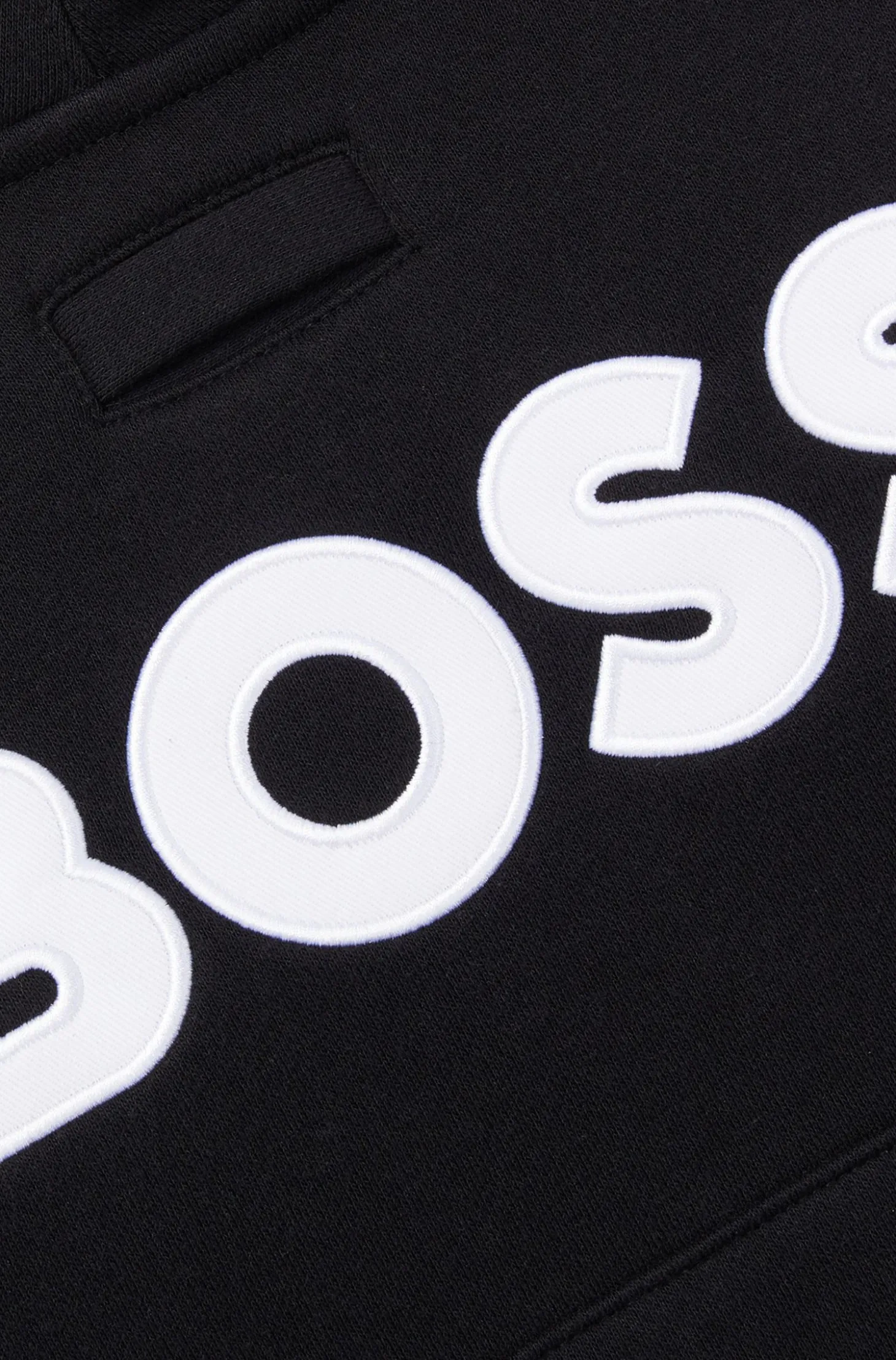 Dog hoodie in a cotton blend with contrast logo