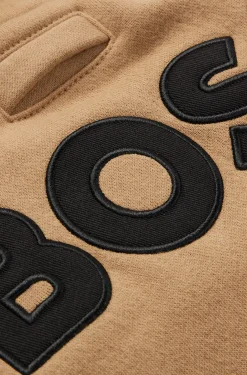 Dog hoodie in a cotton blend with contrast logo