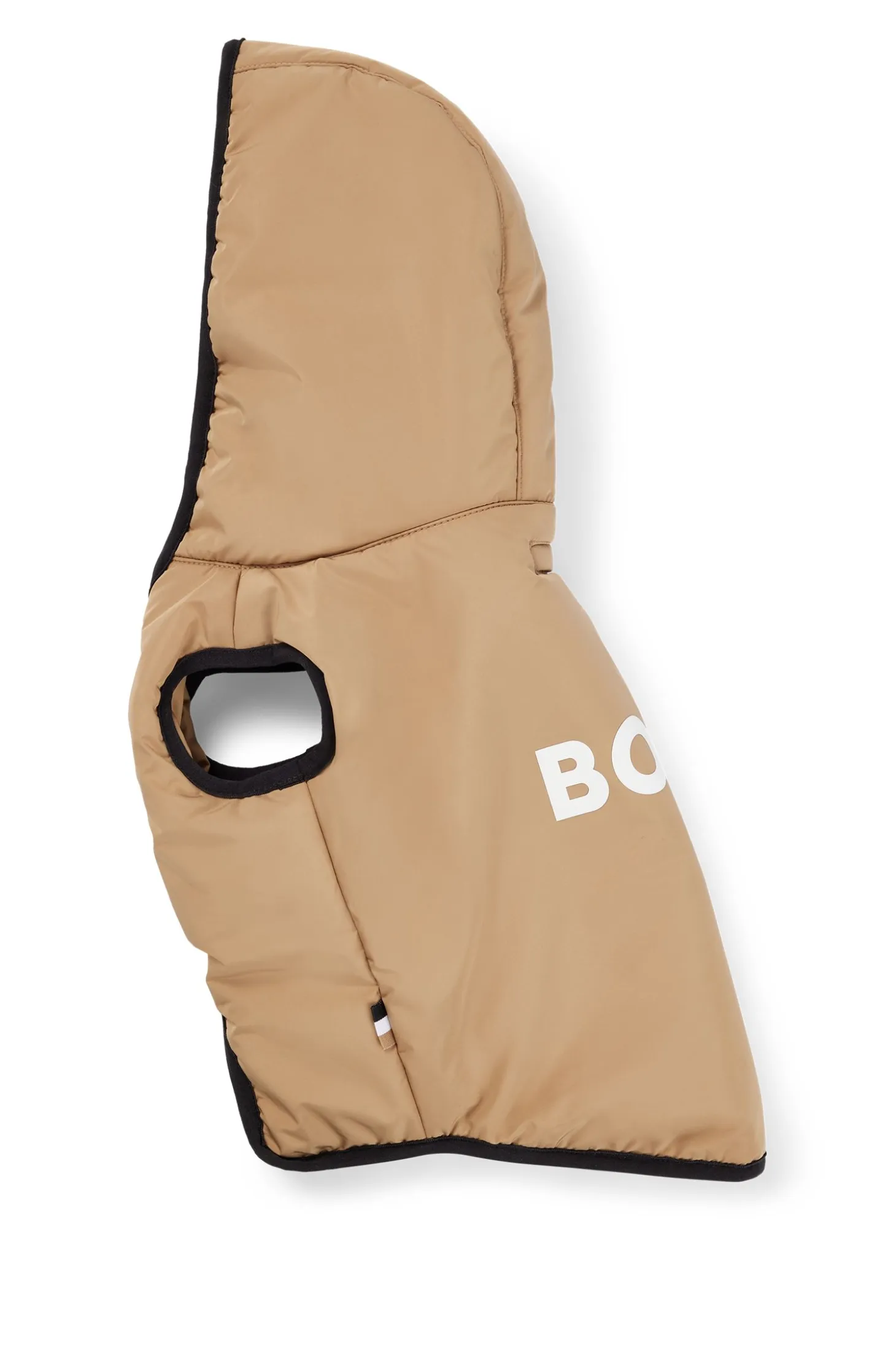 Dog lightweight jacket with logo detailing