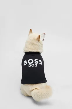 Dog T-shirt in cotton with logo print