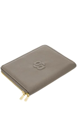 Double B monogram folder in faux leather