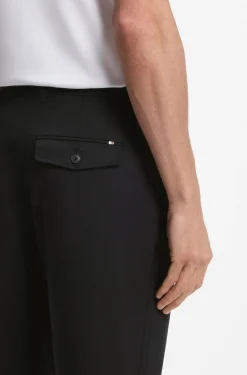 Double-pleat trousers in virgin wool