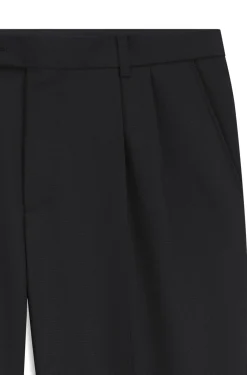 Double-pleat trousers in virgin wool