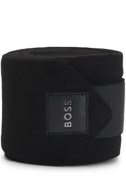 Equestrian bandages with riptape fastening