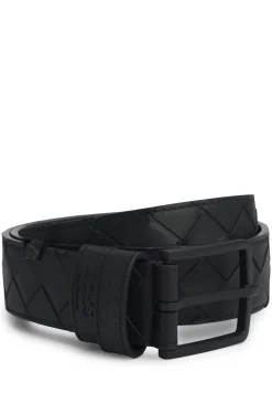 Equestrian belt in braided leather