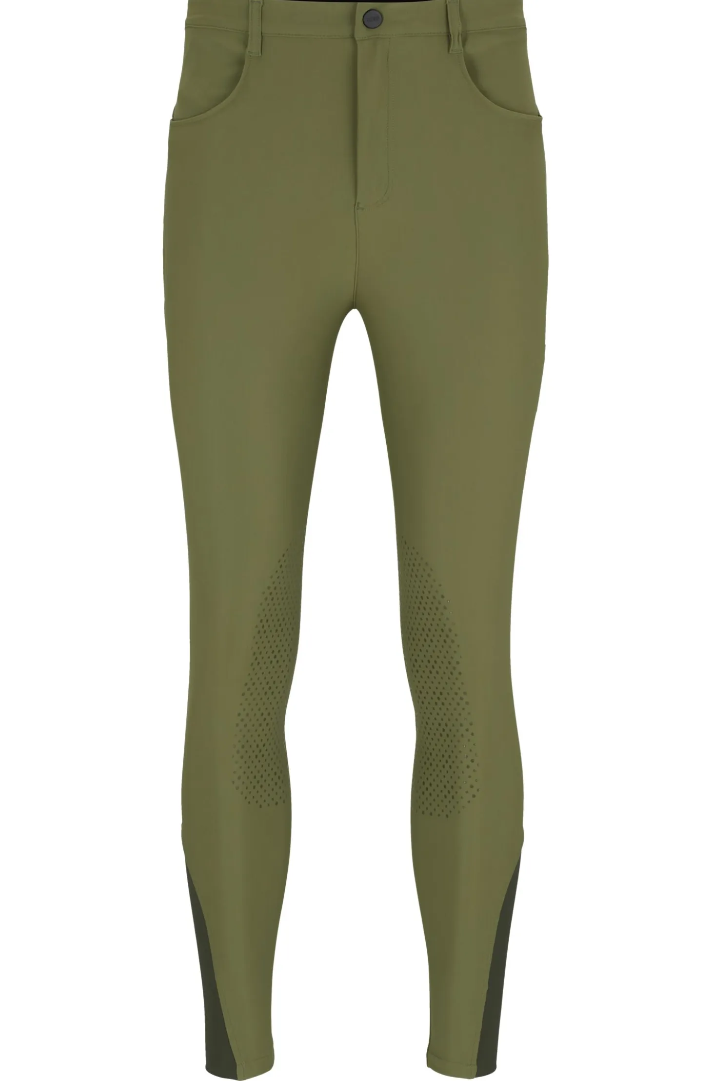 Equestrian breeches with knee grips