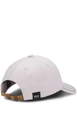 Equestrian cotton cap with Double B monogram