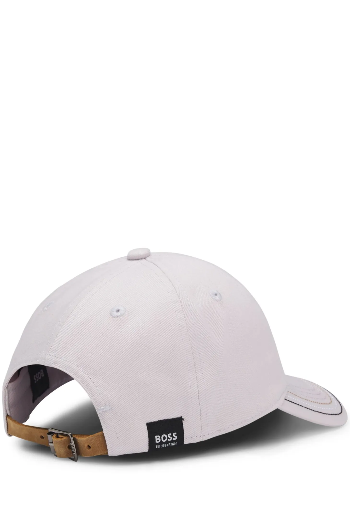 Equestrian cotton cap with Double B monogram